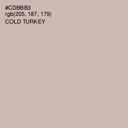 #CDBBB3 - Cold Turkey Color Image